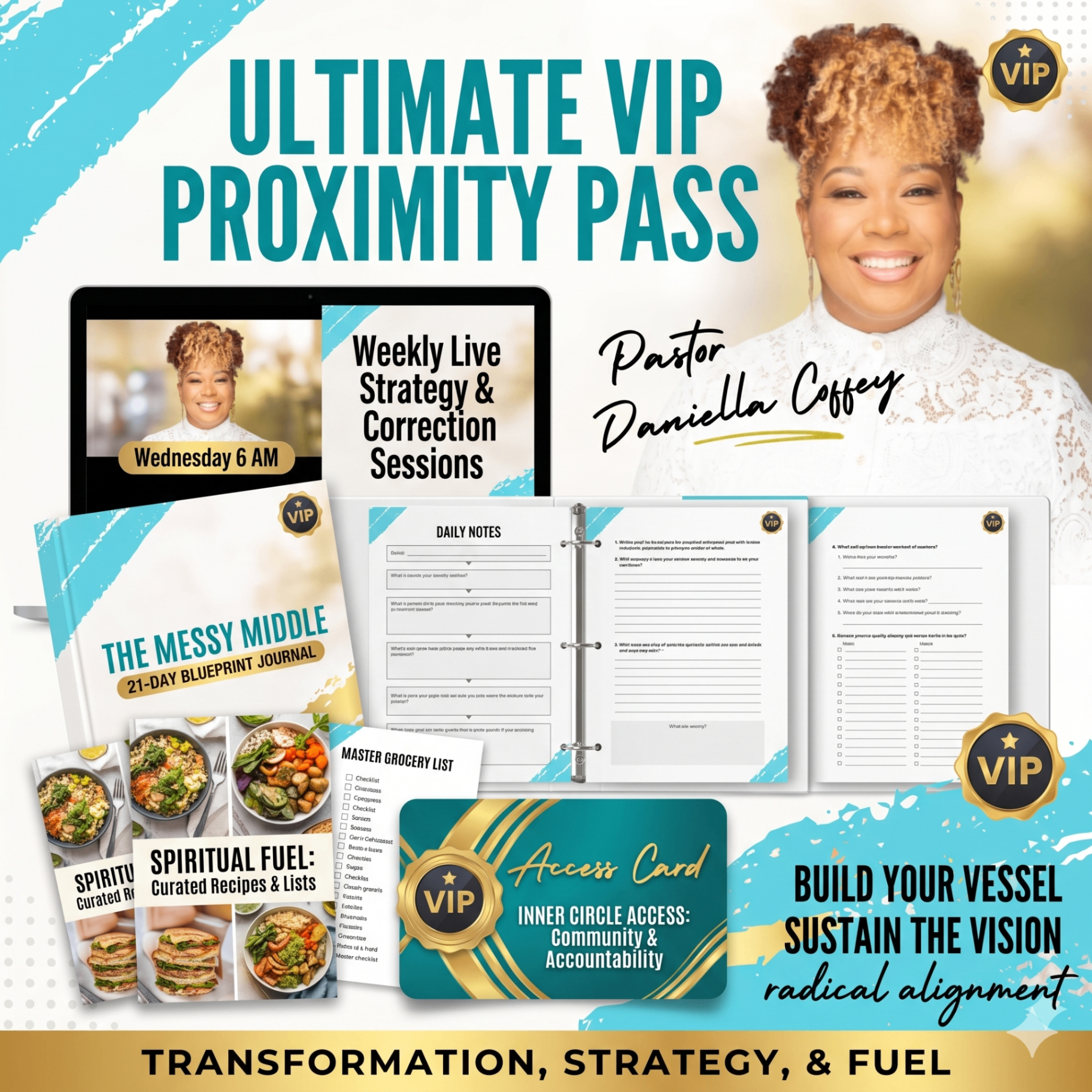 Ultimate VIP Proximity Pass bundle — Journal, Recipes, Access Card, Weekly Live Sessions